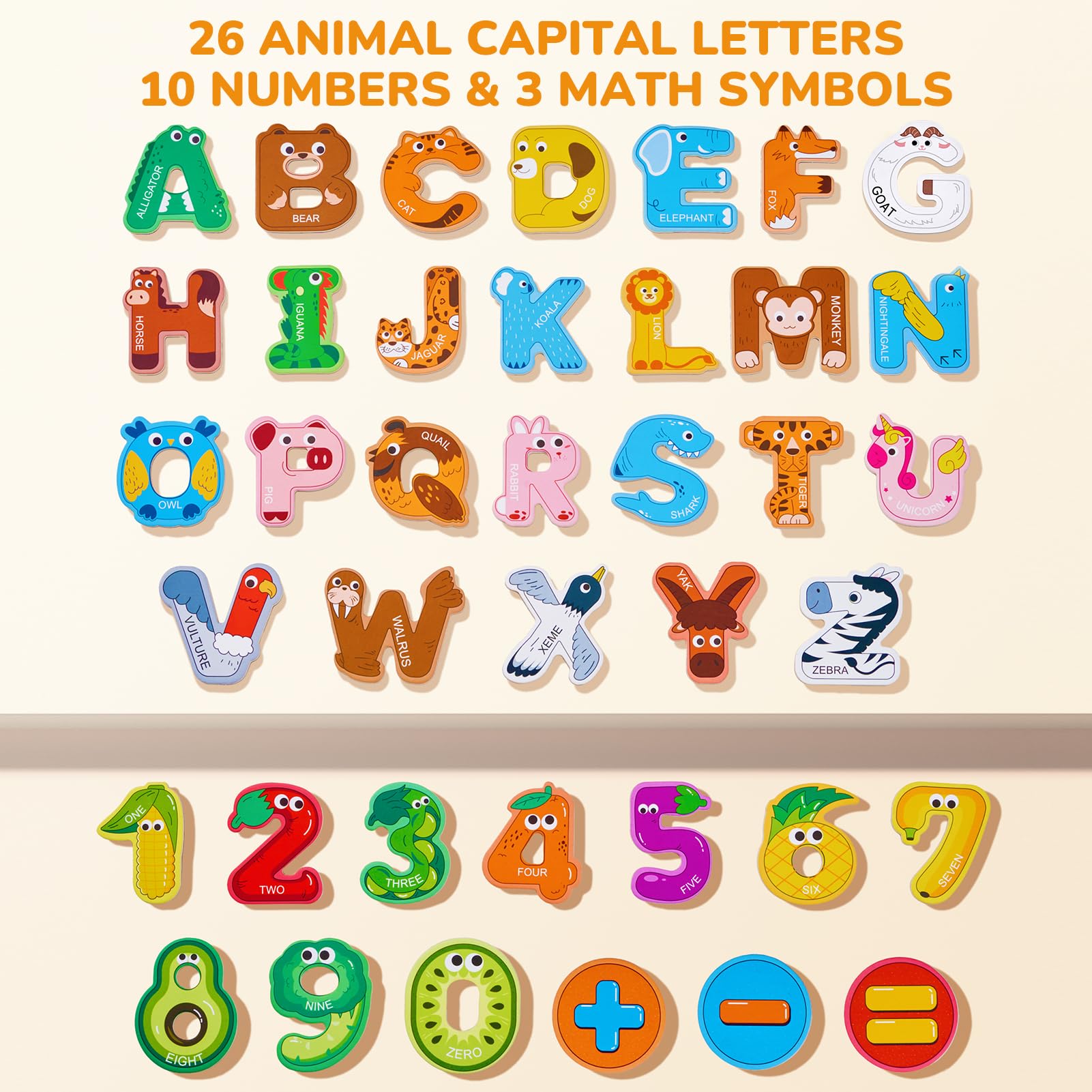 JoyCat letter B bear magnet aids spelling and memory through playful imagery.