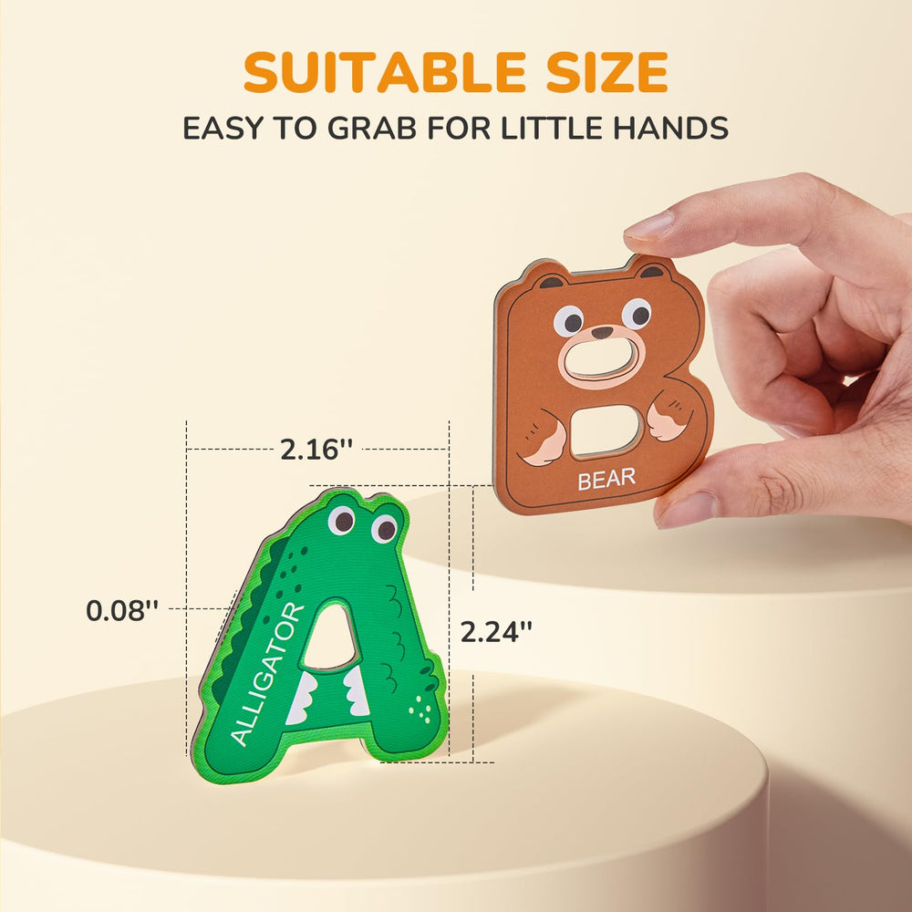 JoyCat Magnetic Letters D with dolphin supports tactile learning and phonics-friendly play