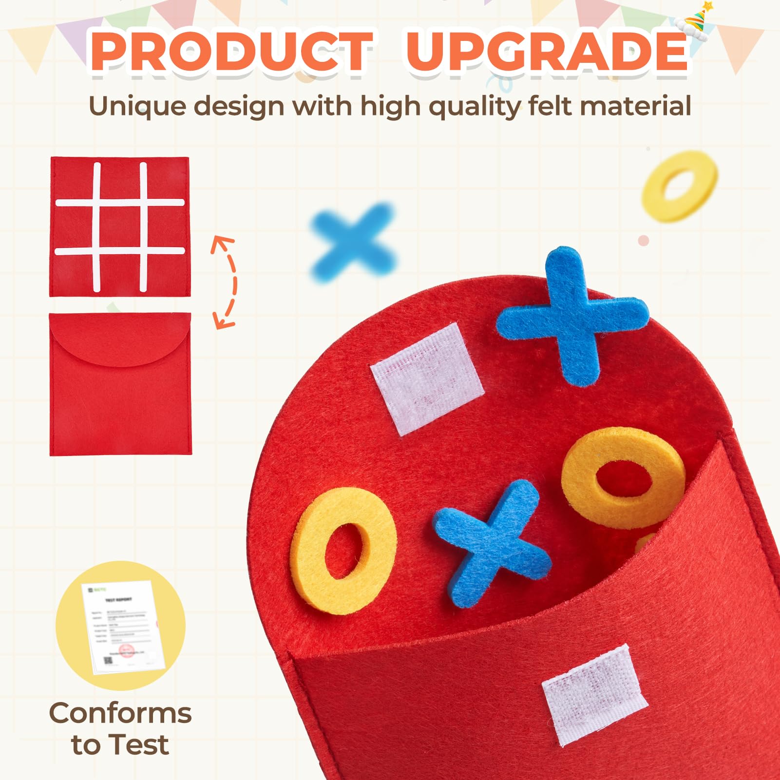 JoyCat self-storing pouch keeps all pieces together and tidy.