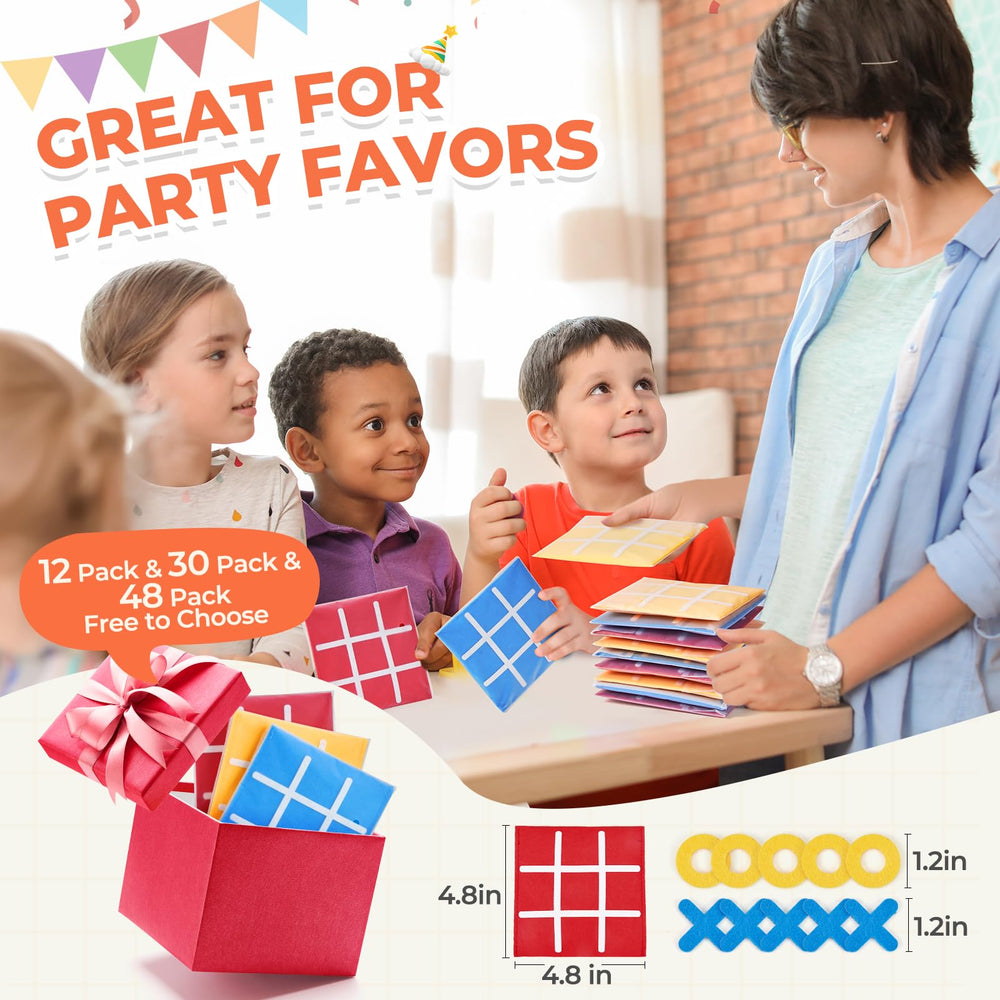 JoyCat X and O pieces are easy to hand out and reuse after play.