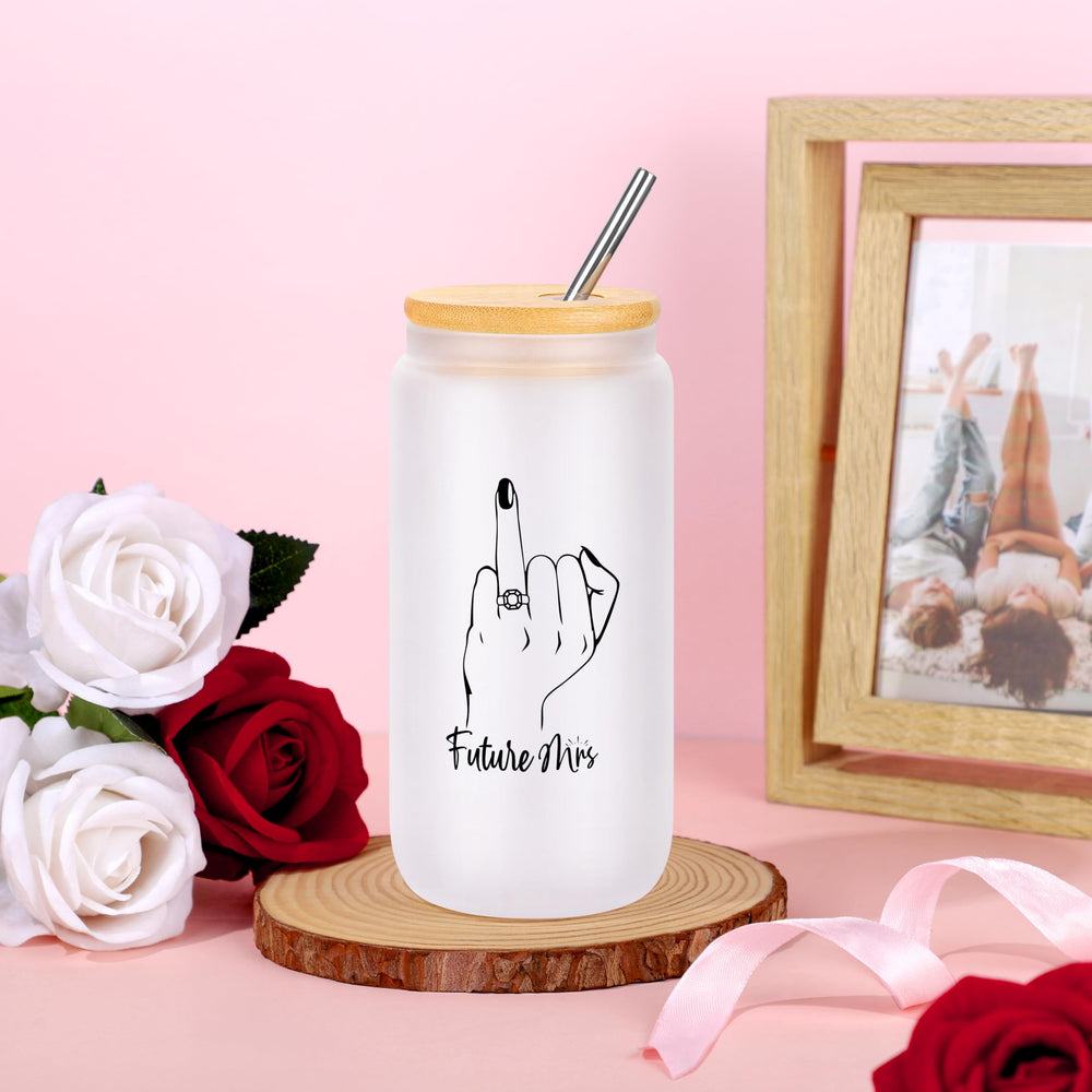 JoycuFF future Mrs glass cup—durable keepsake for daily toasts