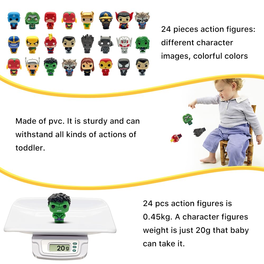 Joyday cake topper figures add festive flair.