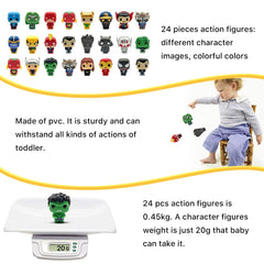 Joyday cake topper figures add festive flair.