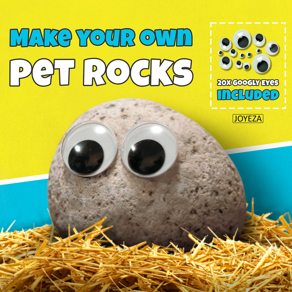 JOYEZA Googly eyes show playful rock characters