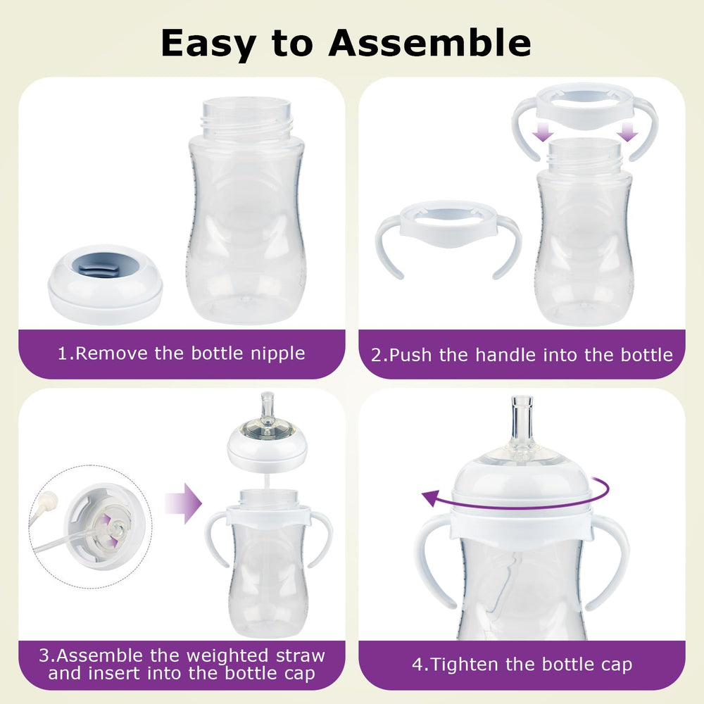 joyfeed Toddler independence concept with soft spout encouraging self-feeding.