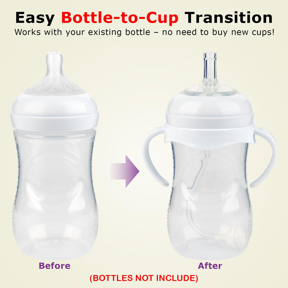 joyfeed Weighted straw with gravity ball enables sipping from any angle.