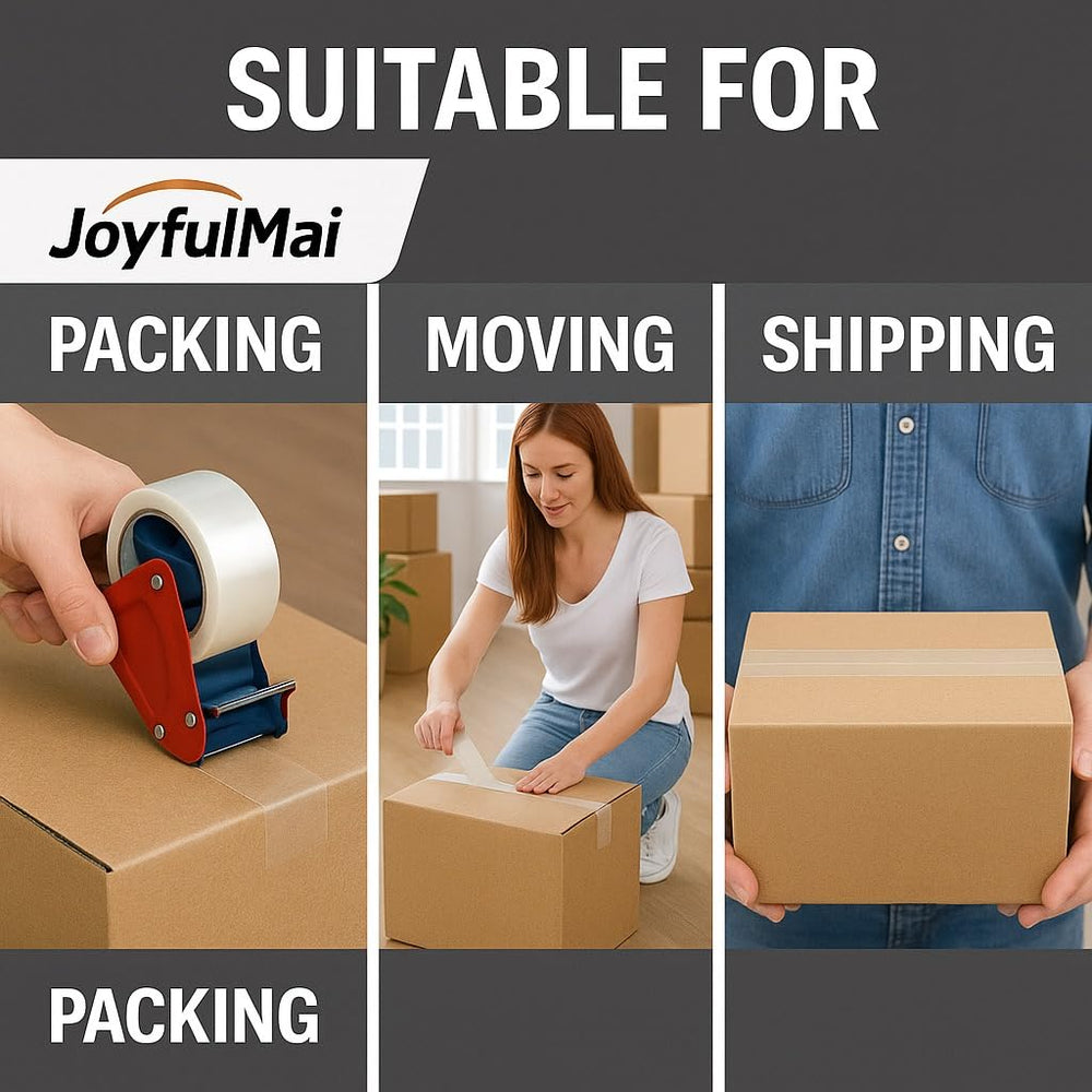JoyfuIMaiMaiMai Clear Packing Tape roll 6 supports efficient shipping and storage.