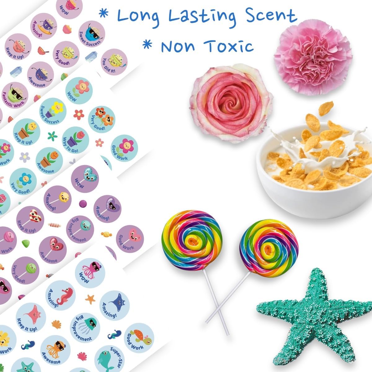 Joyful Artistry bright colors and easy peel design for quick use