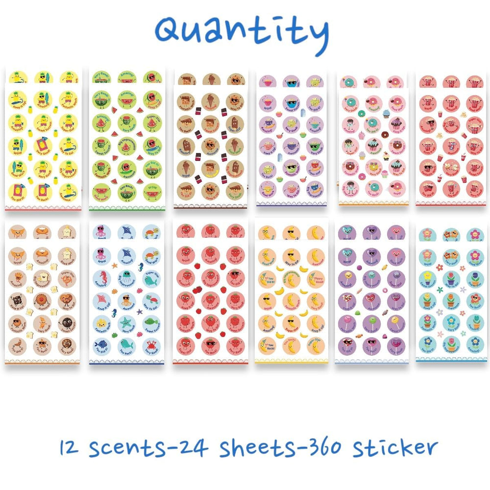 Joyful Artistry sheets show 15 stickers each for easy reward charts