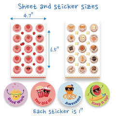 Joyful Artistry sticker sheet dimensions 4.7 by 6 inches for activities