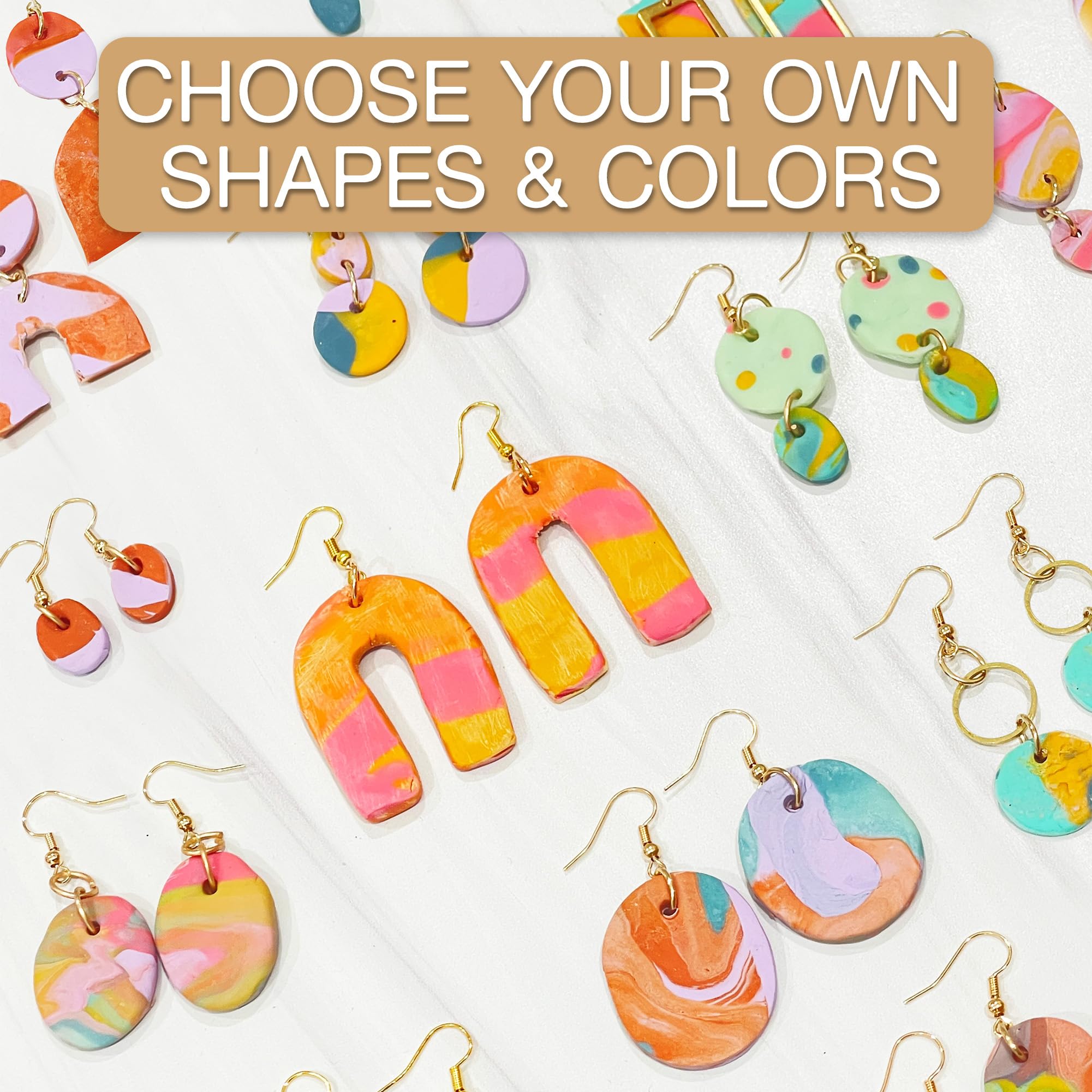 JOiFULi 132 Pc earring hooks and jump rings for ready-to-wear pieces