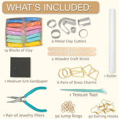 JOiFULi 132 Pc metal clay cutters enable precise shapes