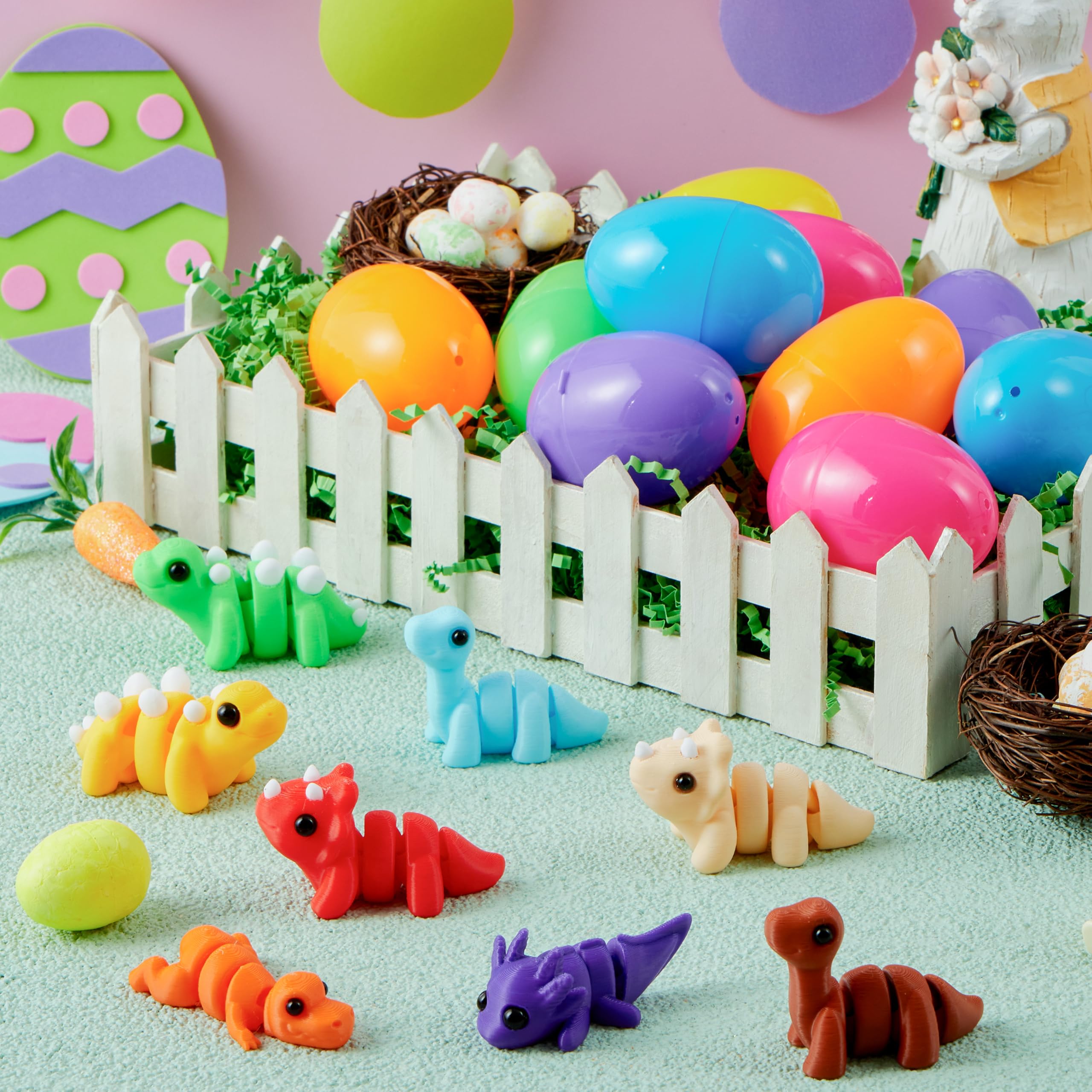 JOYIN 3d-printed dinosaur figure, compact for portable play and quick calm moments