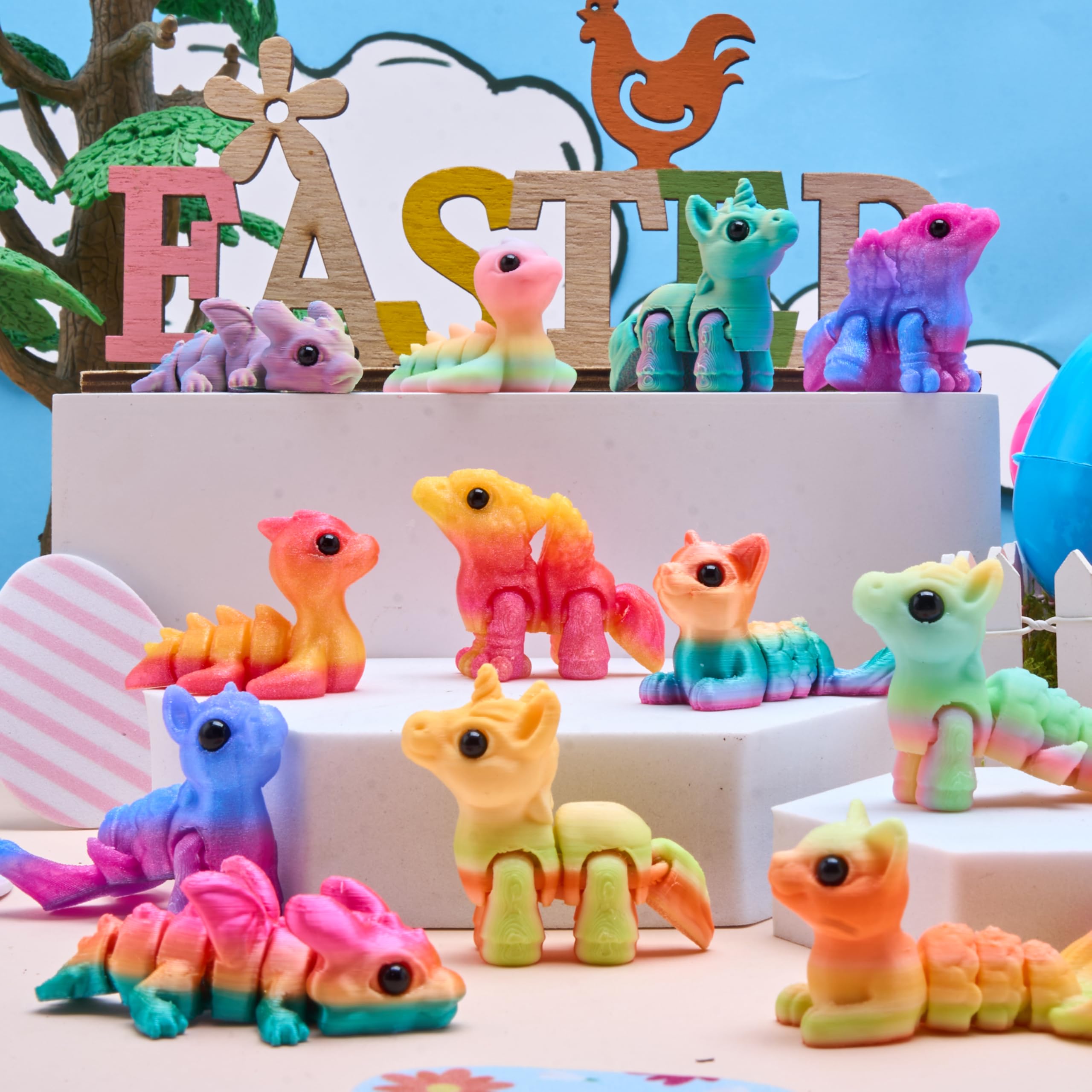 JOYIN 3D printed fantasy animal inside image, durable and safe for kids