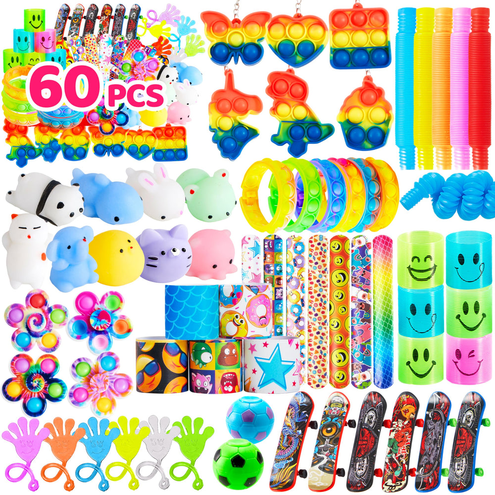 Joyin 60-pcs party favors set for kids, ideal prizes to spark joy at parties.