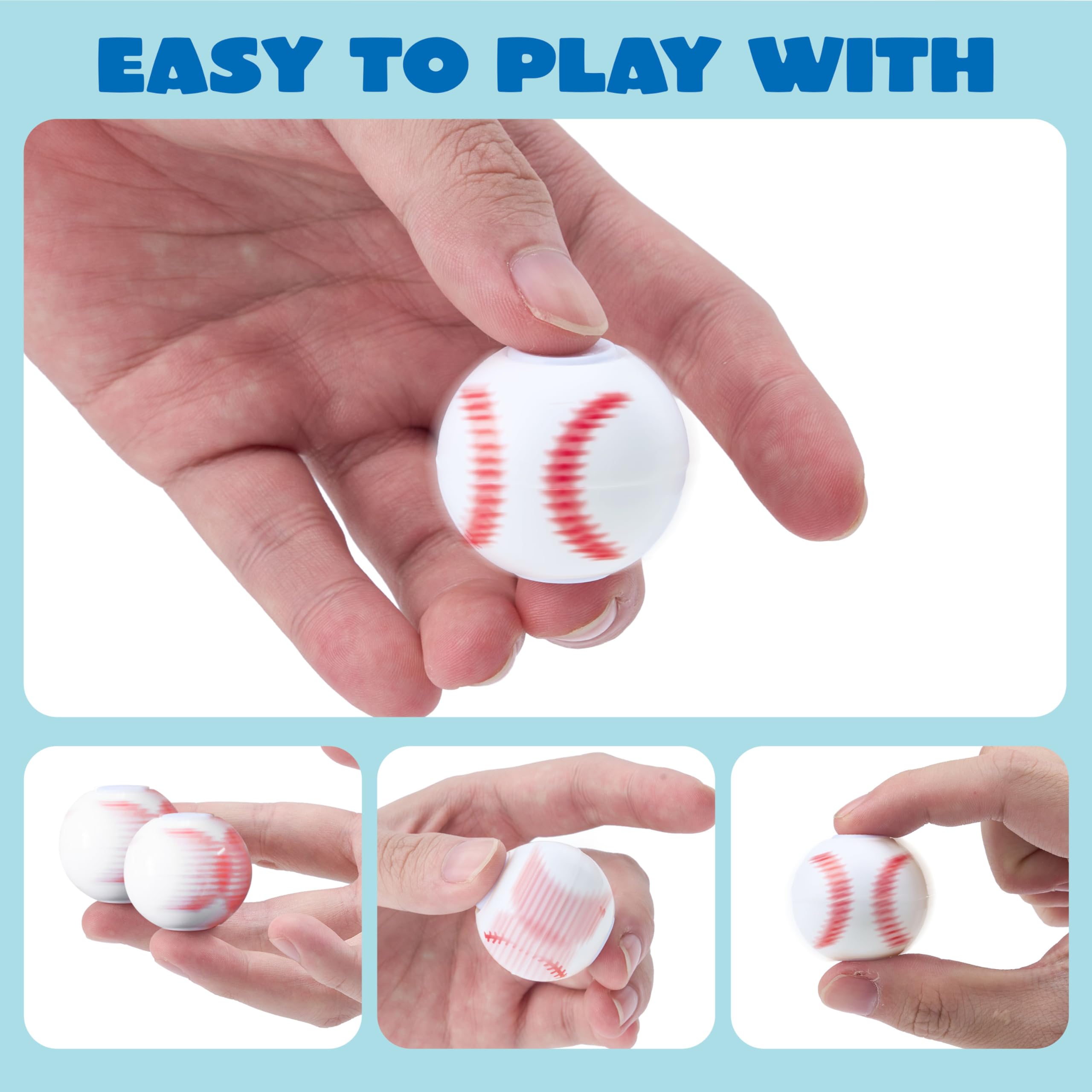JOYIN baseball party favors spinner set, ideal for classroom prizes and celebrations.