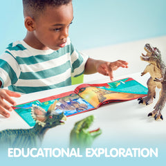 JOYIN Triceratops figure supports early creature recognition and fine motor play.