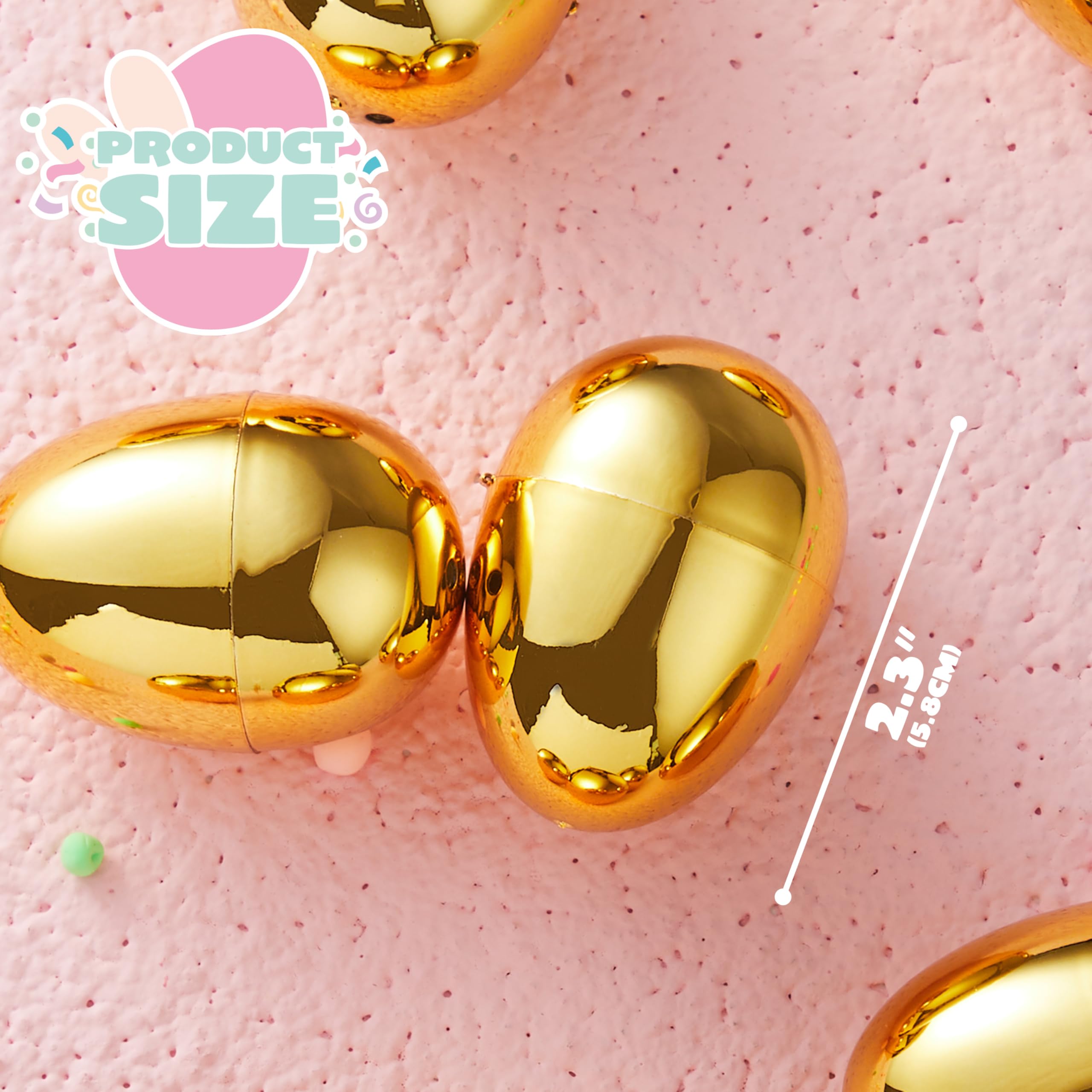 joyin durable plastic Easter egg resists drops for kid-friendly playing
