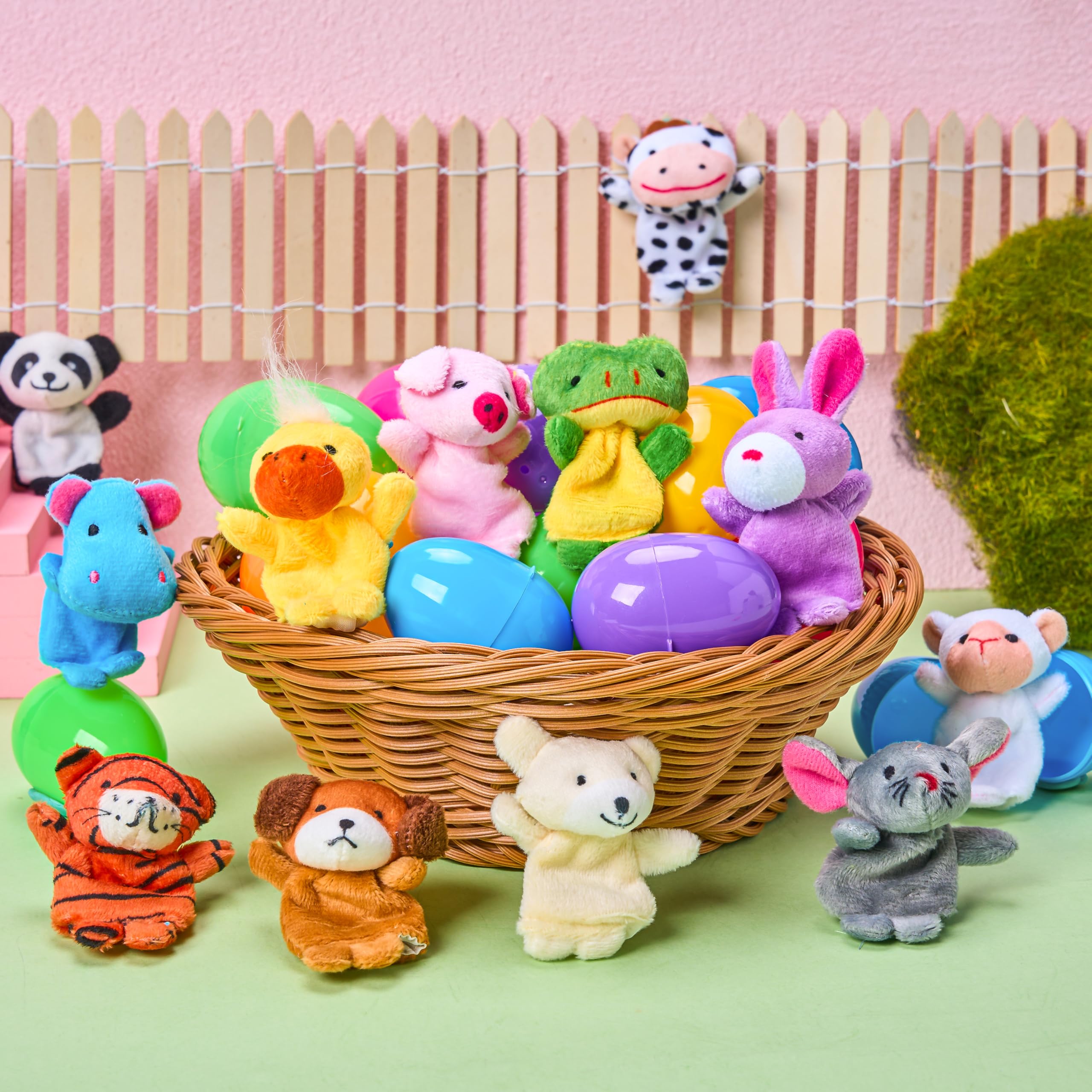 JOYIN Easter basket stuffer eggs add color to baskets