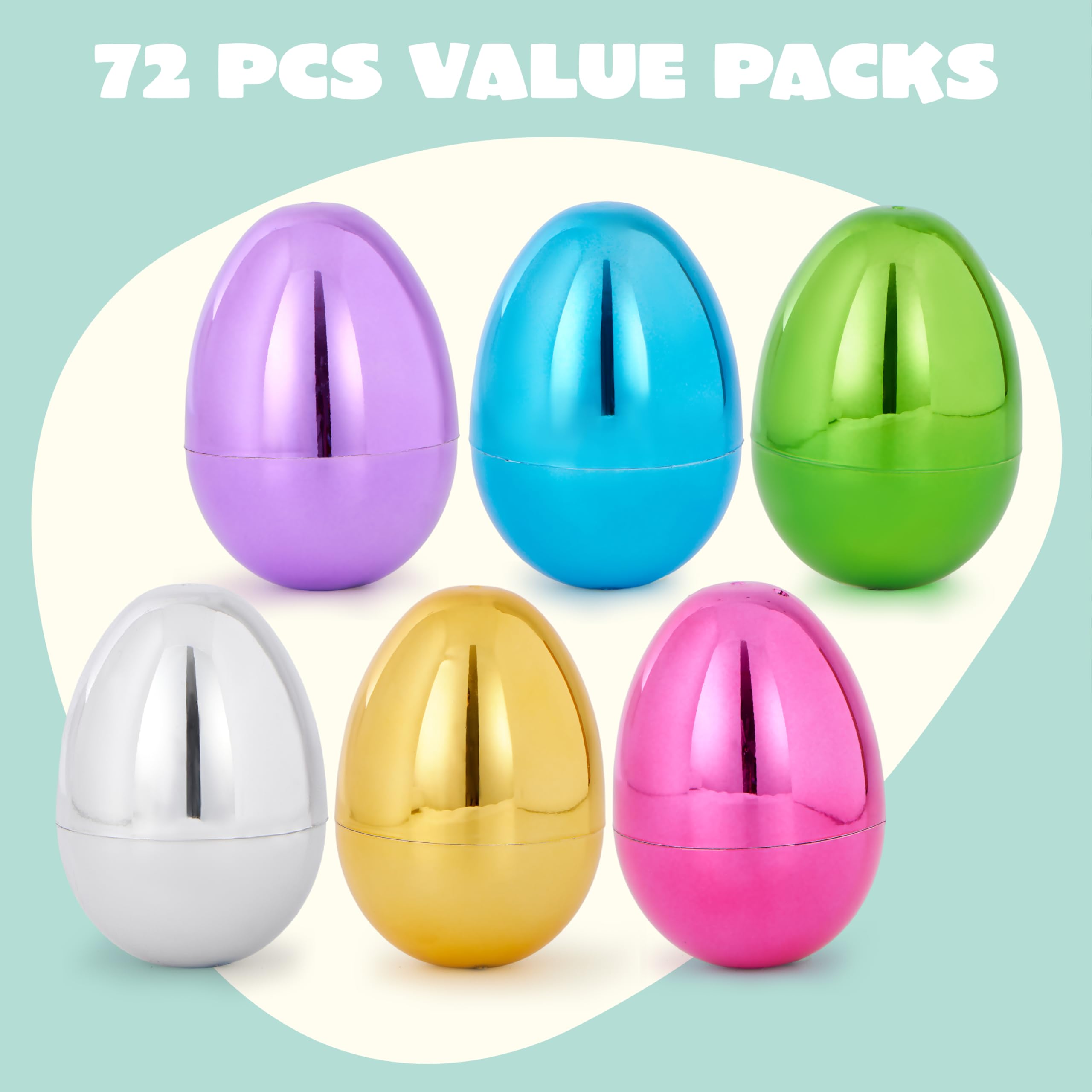 JOYIN metallic gold Easter egg perfect for treasure hunts and gift prizes.