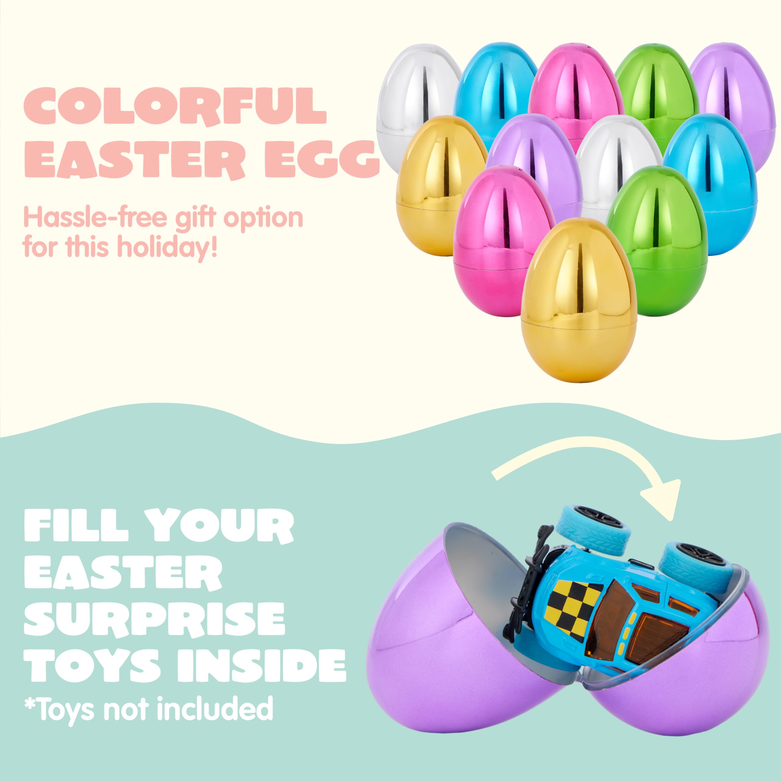 JOYIN metallic green Easter egg adds bright party decor and rewards.