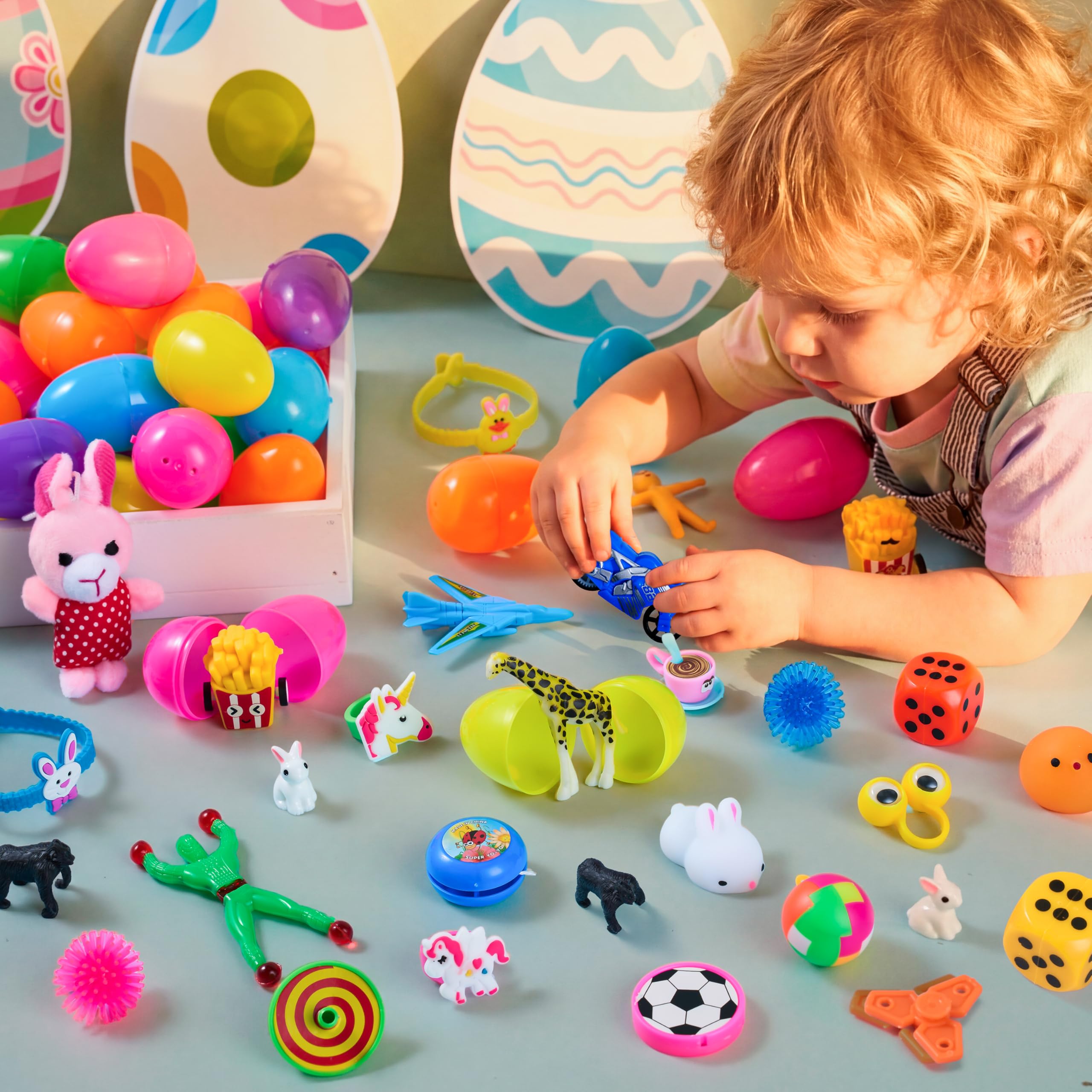 JOYIN eggs double as vibrant decorations and basket stuffers for celebrations.