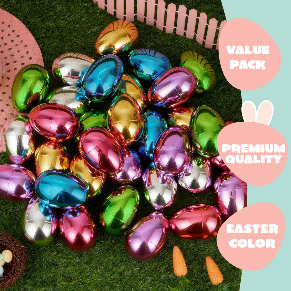 JOYIN bulk 12-pack display of colorful Easter eggs.