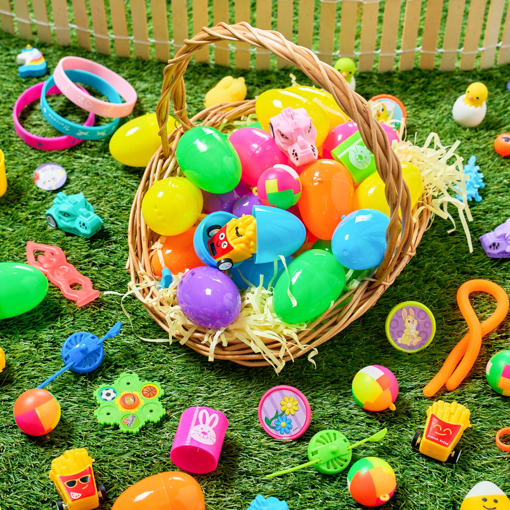 JOYIN eggs serve as classroom prizes and party favors.