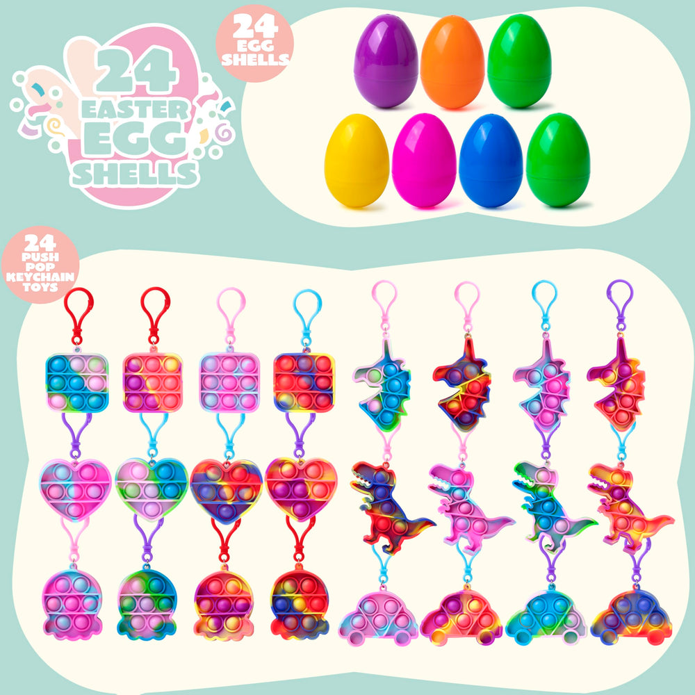 JOYIN eggs shown with colorful packaging, perfect as party favors.