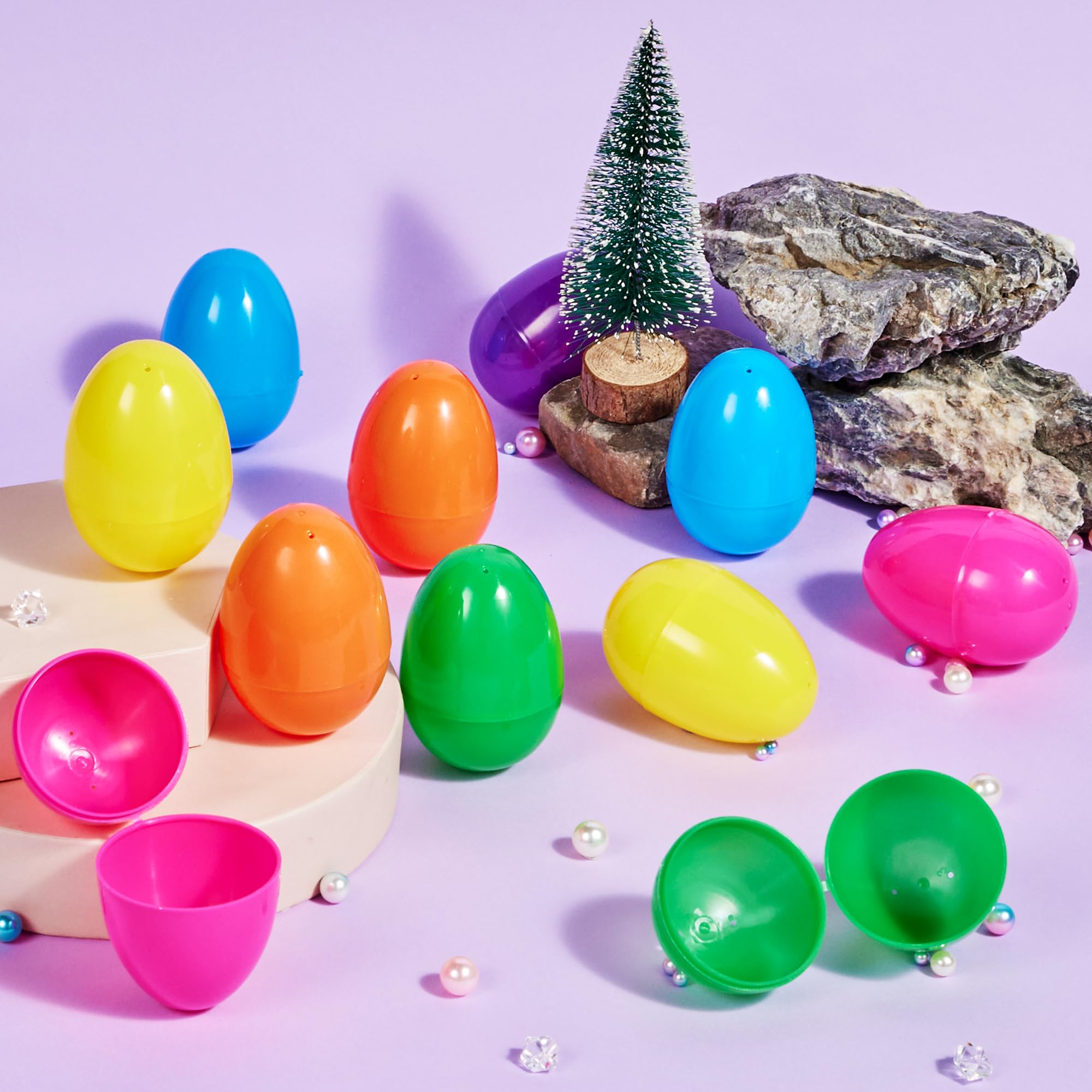 JOYIN Easter eggs decorate spaces and double as prizes.