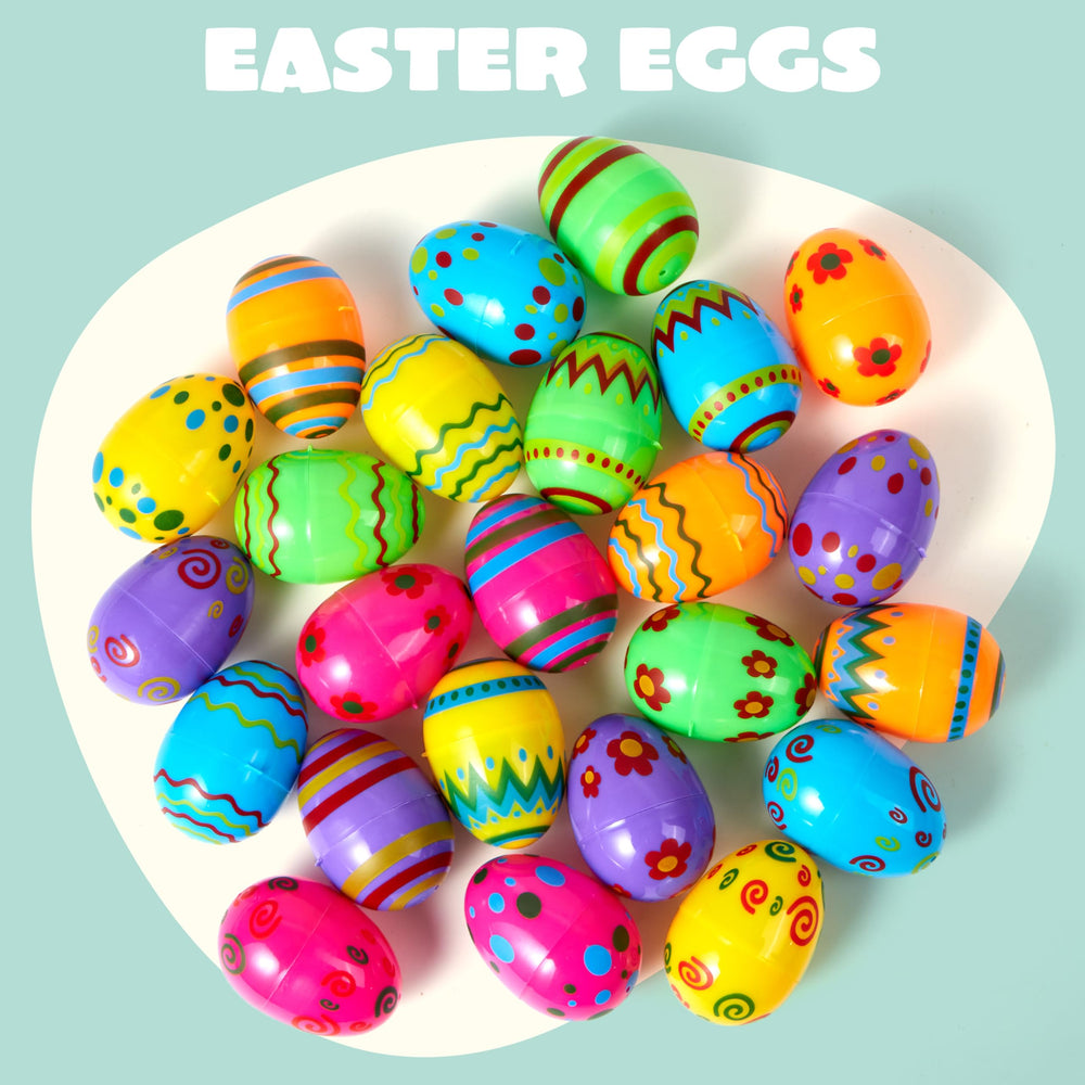JOYIN fillable eggs with an easy hinge for quick assembly.