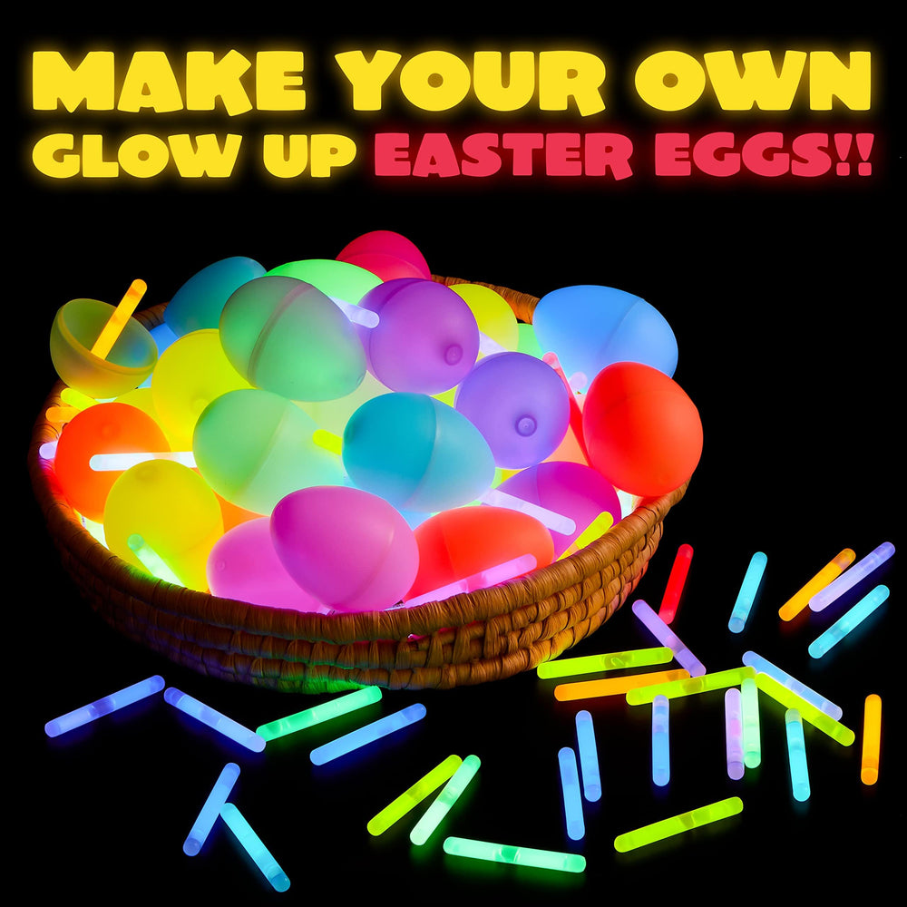JOYIN glow sticks for Easter eggs safe bright decorations and egg hunts