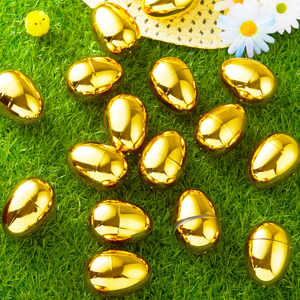 joyin gold Easter table centerpiece brightens dining area with festive shine