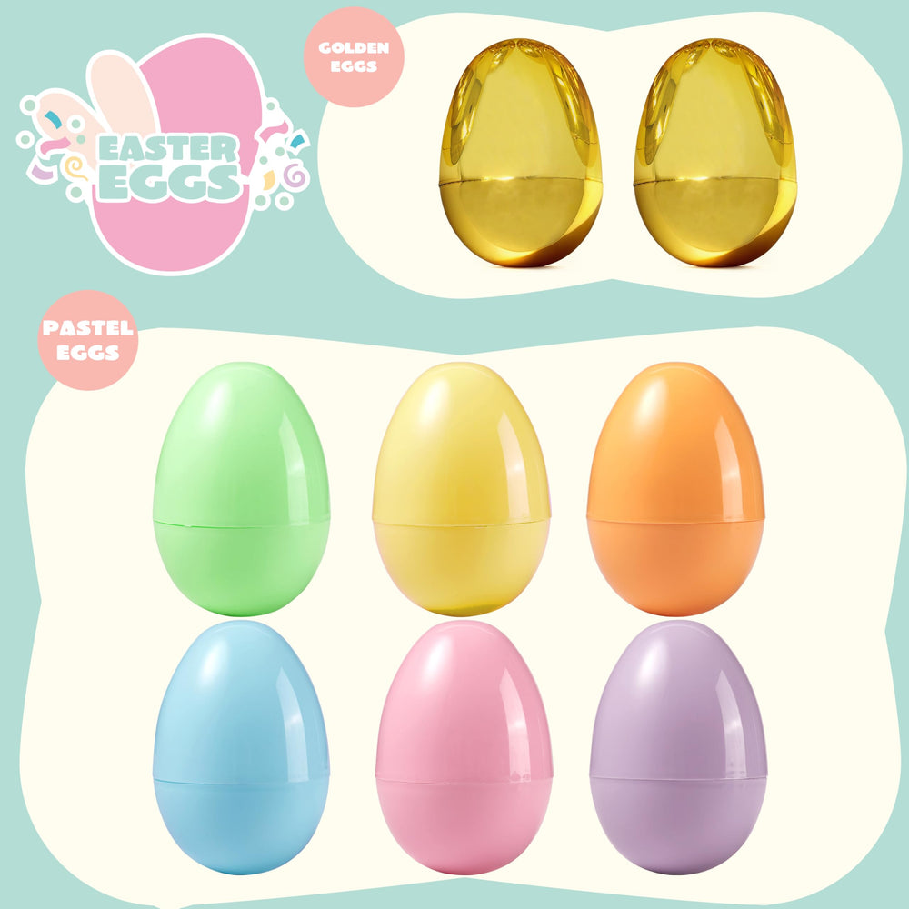 JOYIN golden Easter eggs two-piece set adds a premium surprise element.