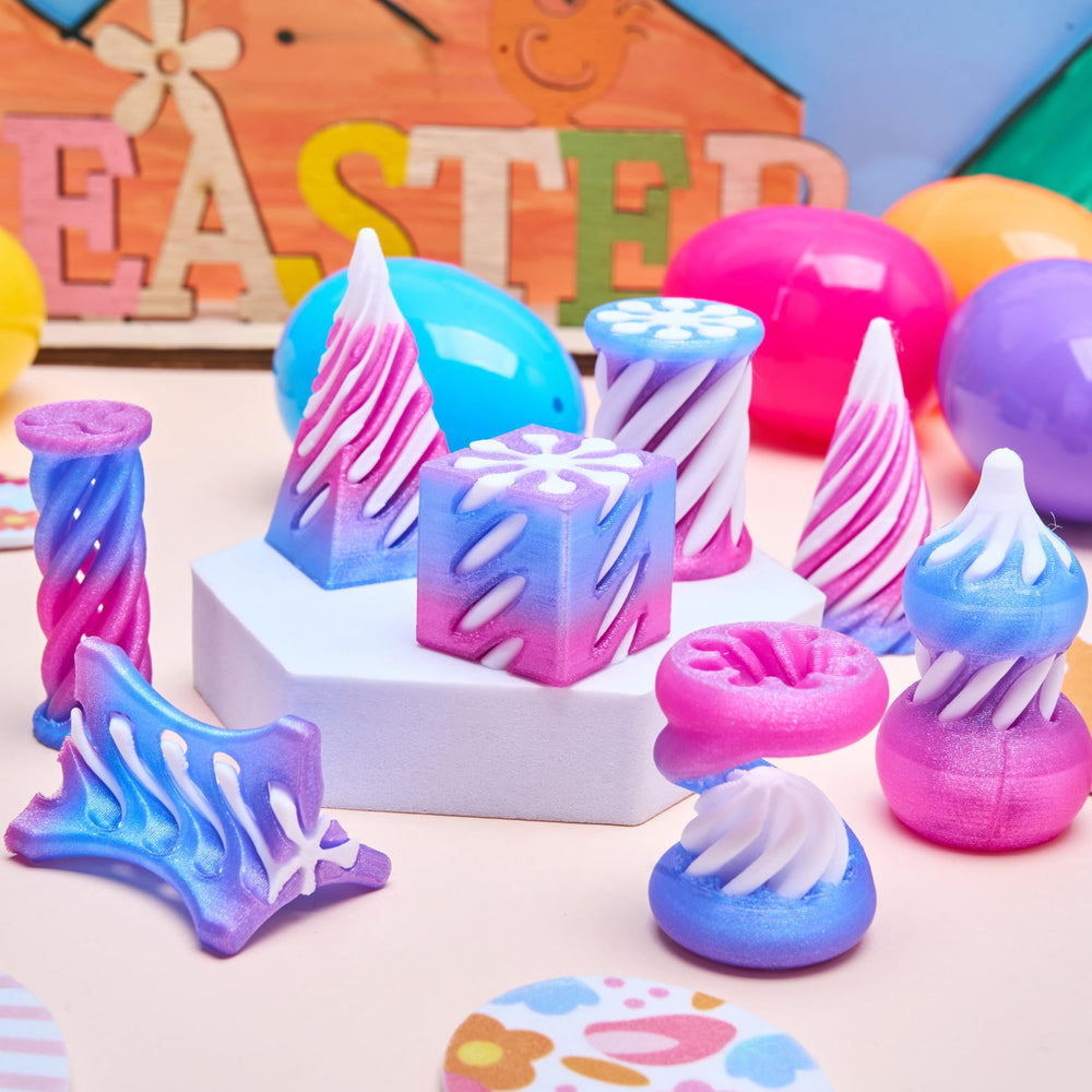 JOYIN 3D-printed impossible cone fidget toy close-up, showcasing movable joints.