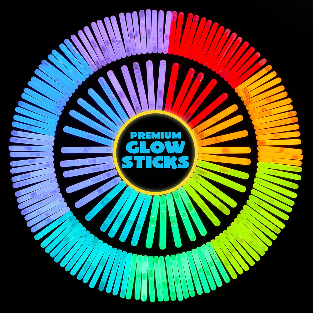 JOYIN multi-color glow sticks bright colors for party favors