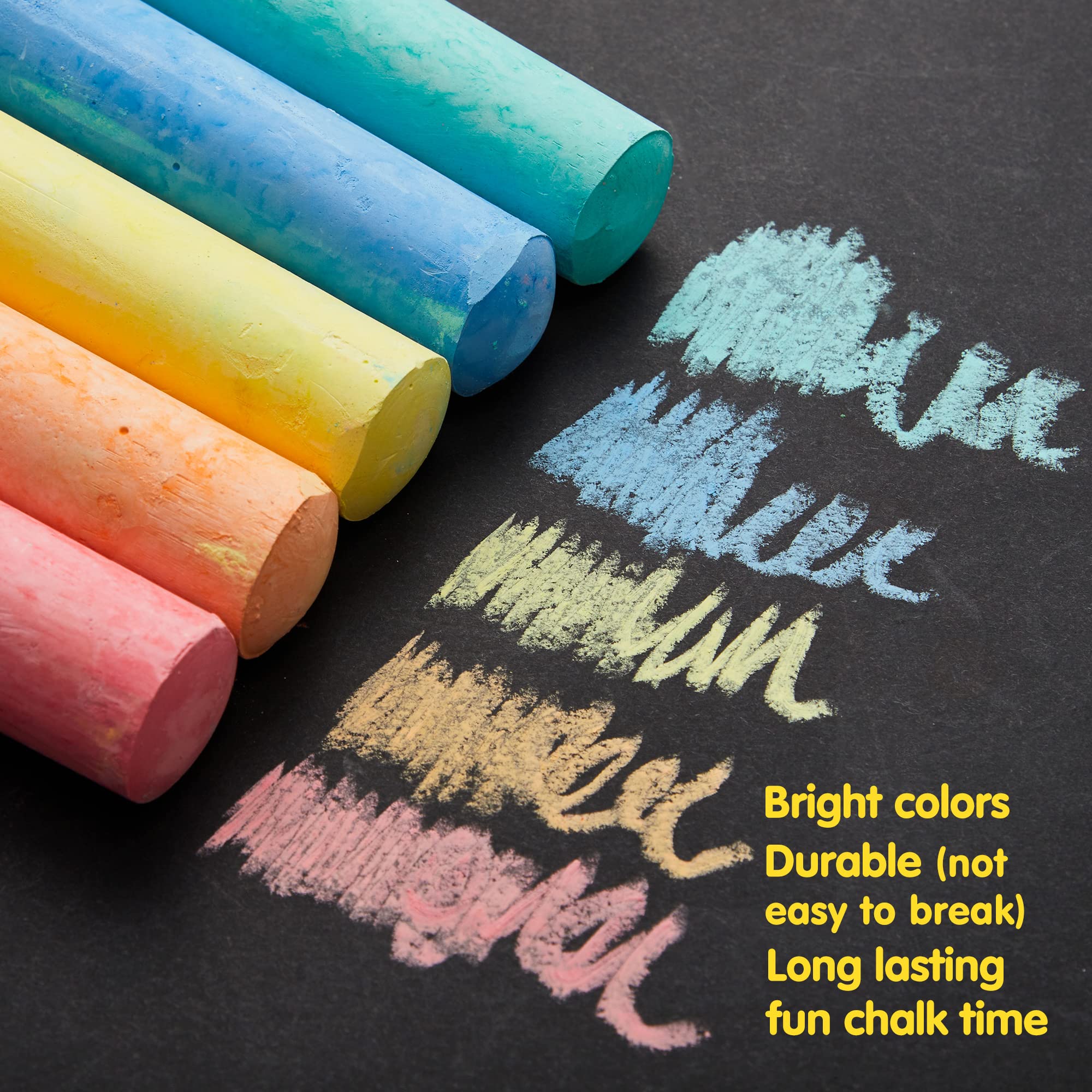 JOYIN outdoor art chalk for board, driveway and playground activities