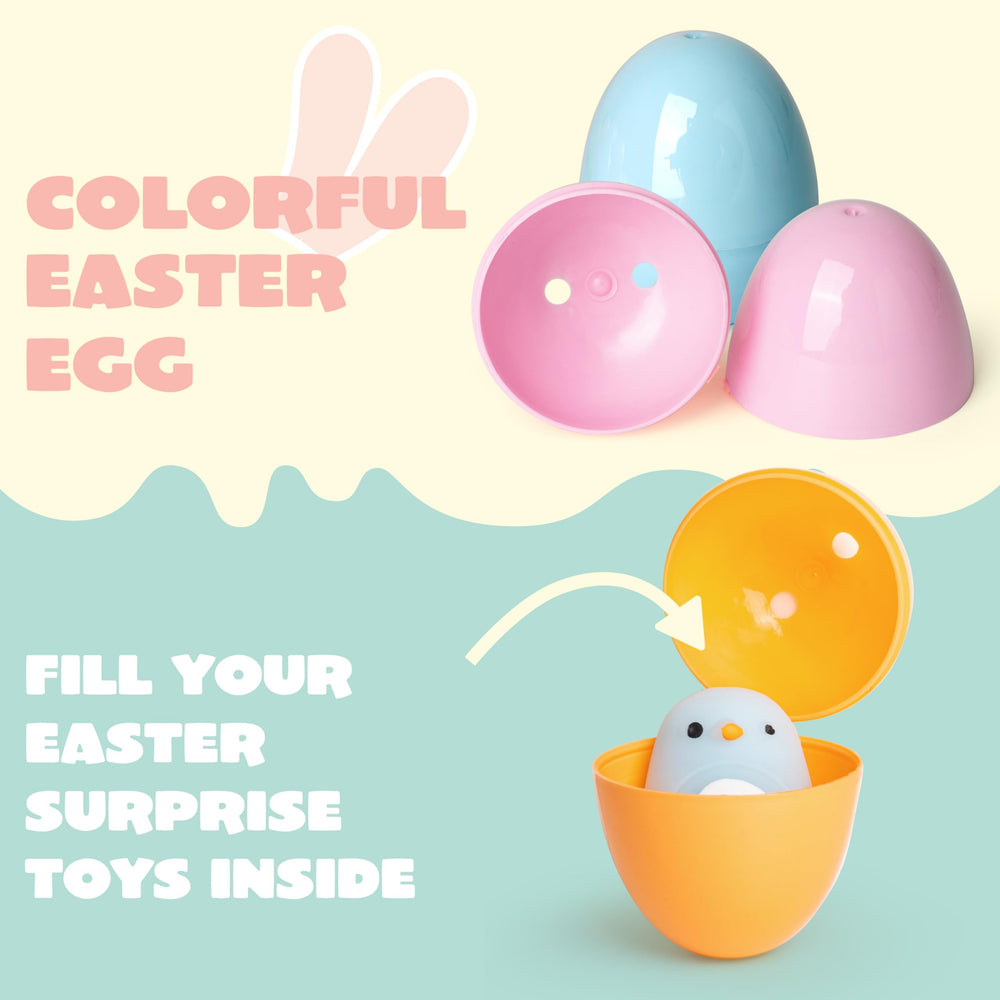 JOYIN bulk pastel eggs in six colors ready for filling