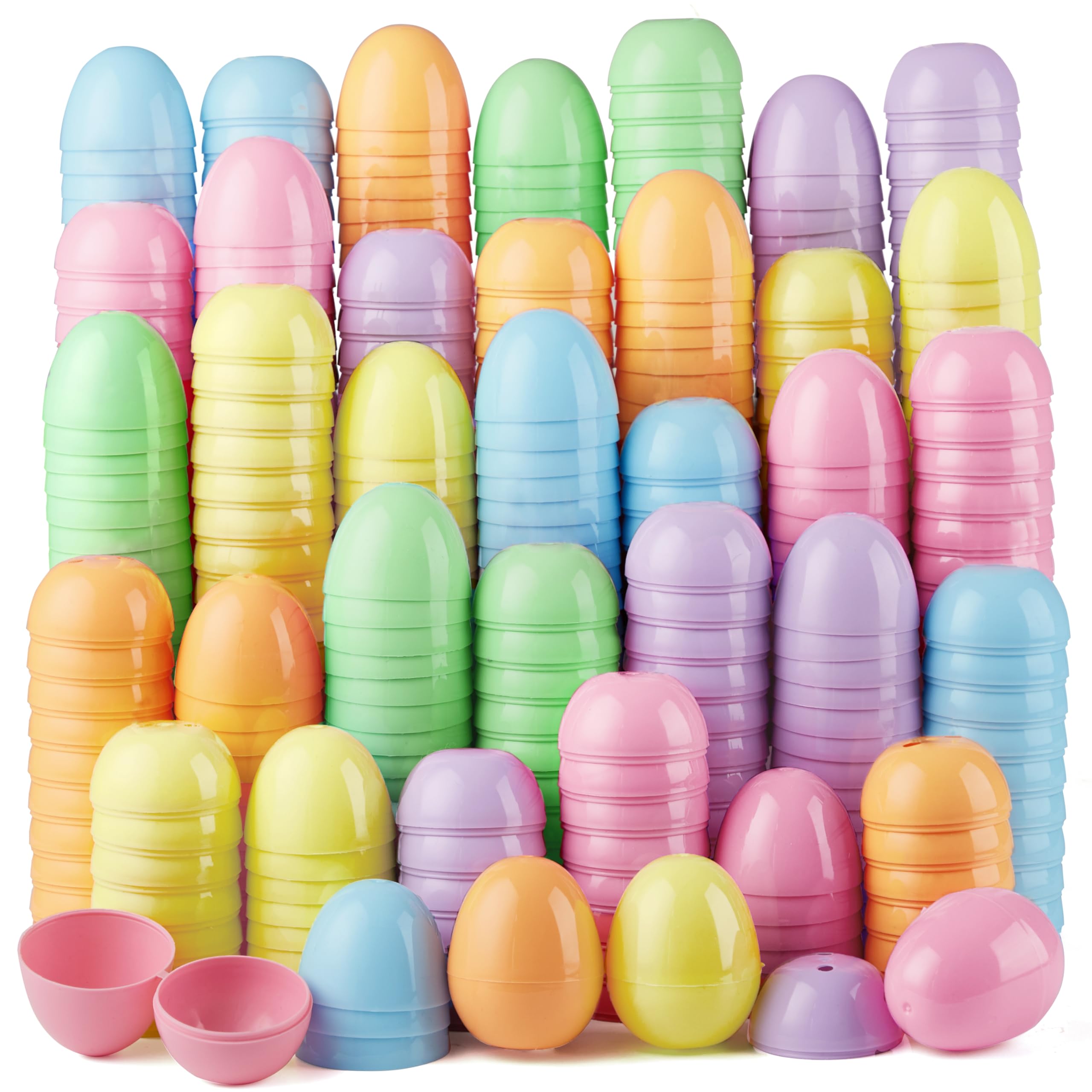 JOYIN pastel Easter egg with open top hinge for easy filling