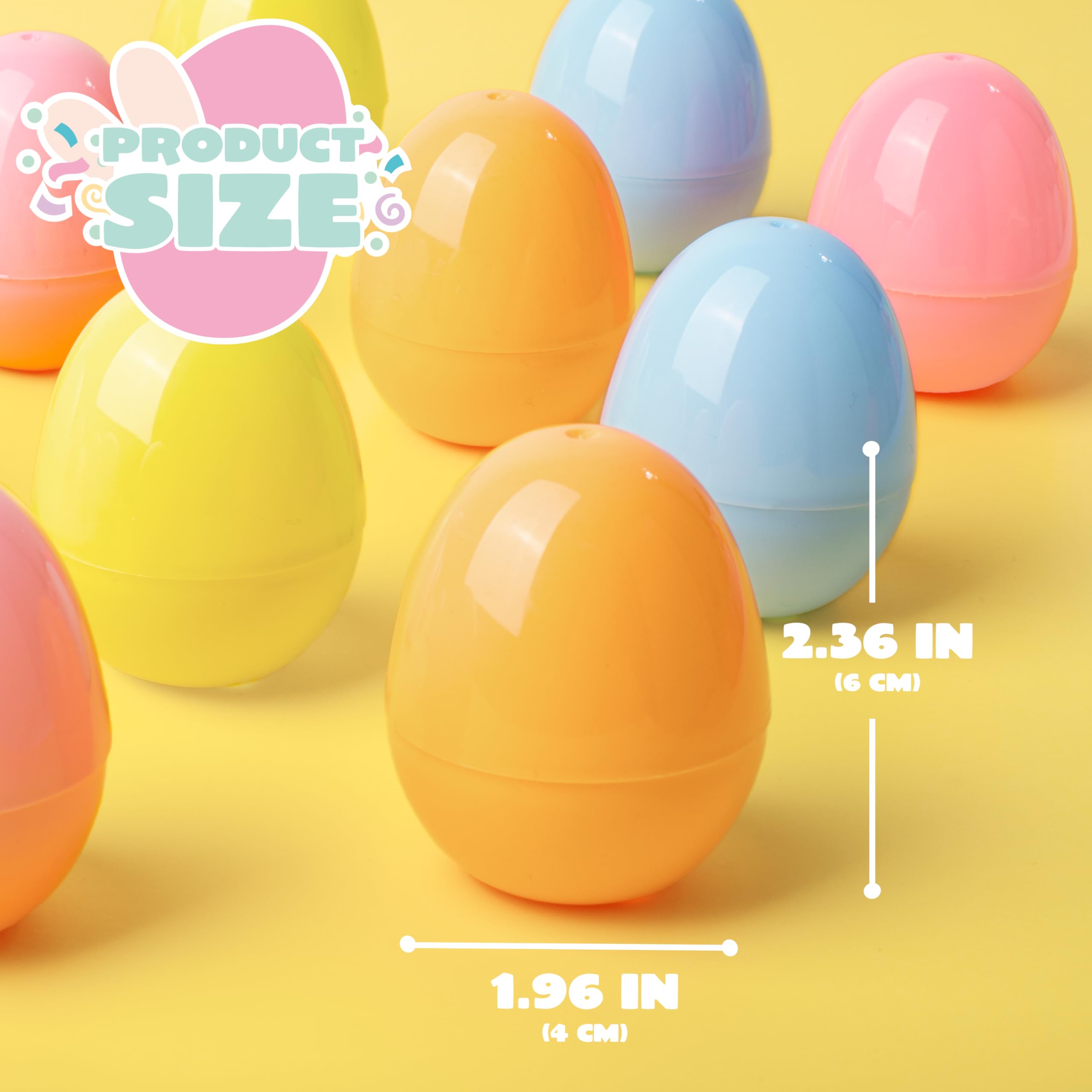 JOYIN durable reusable plastic egg for year-round use