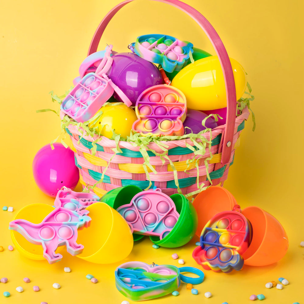 JOYIN pop fidget bubble inside each egg provides tactile fun.