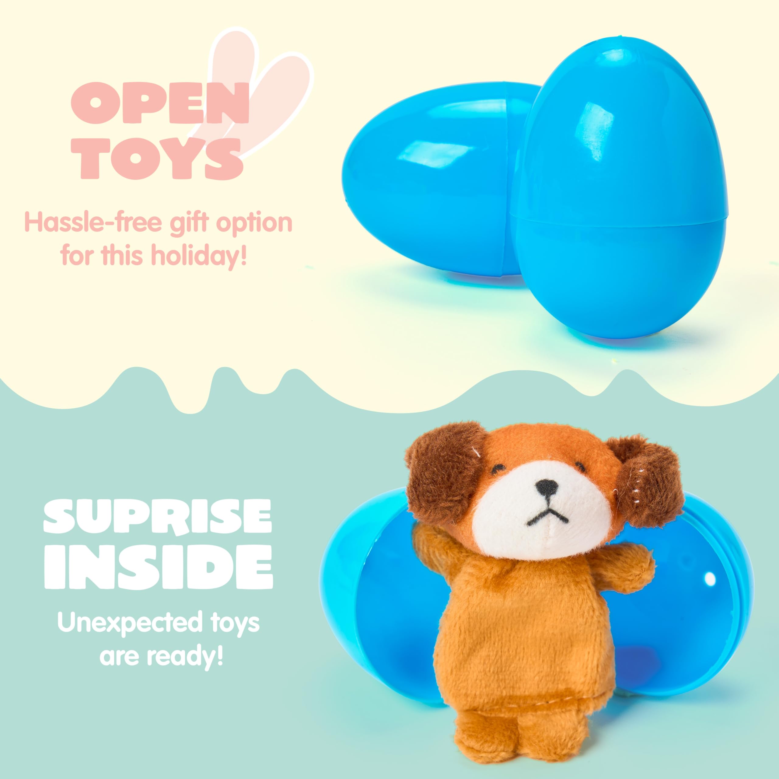 JOYIN prefilled Easter egg with animal designs for festive activities
