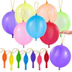 JOYIN punch balloons 36-pack in a vibrant color mix for festive play.