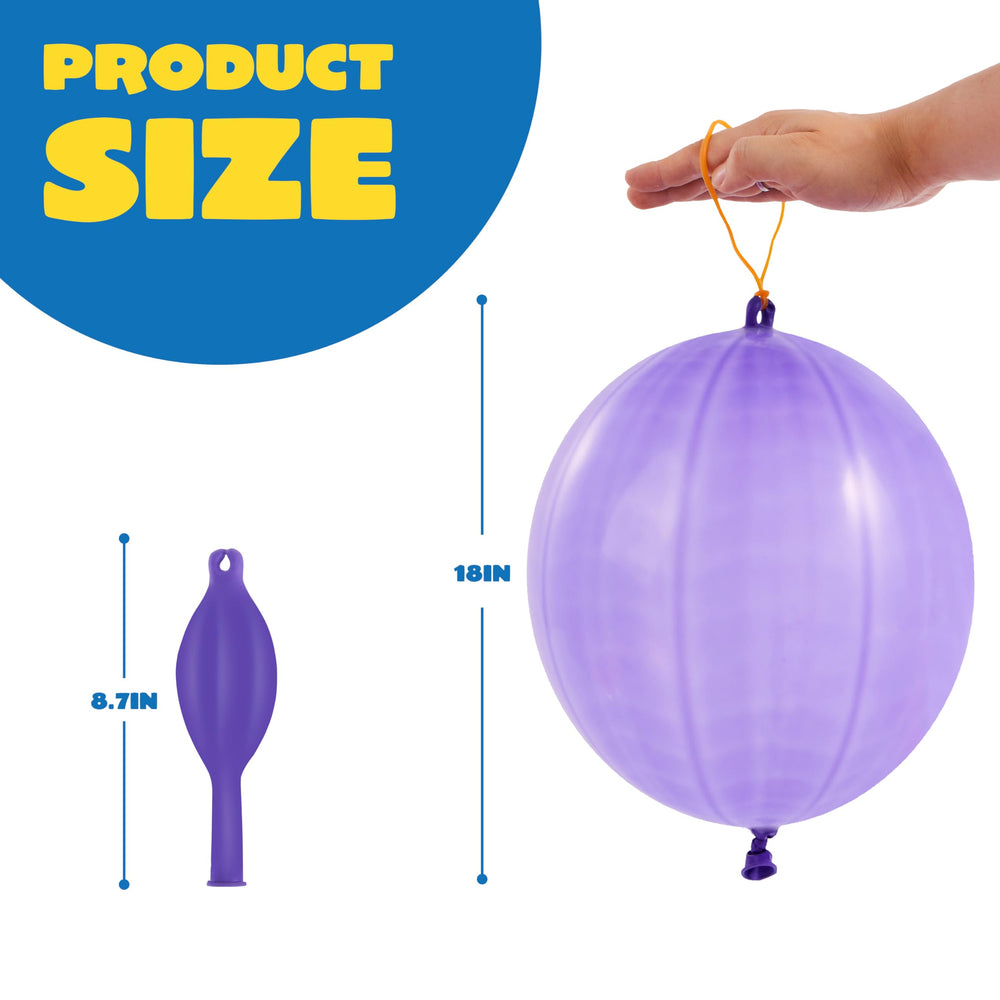 JOYIN punch balloons ideal for birthday party favors and school events.