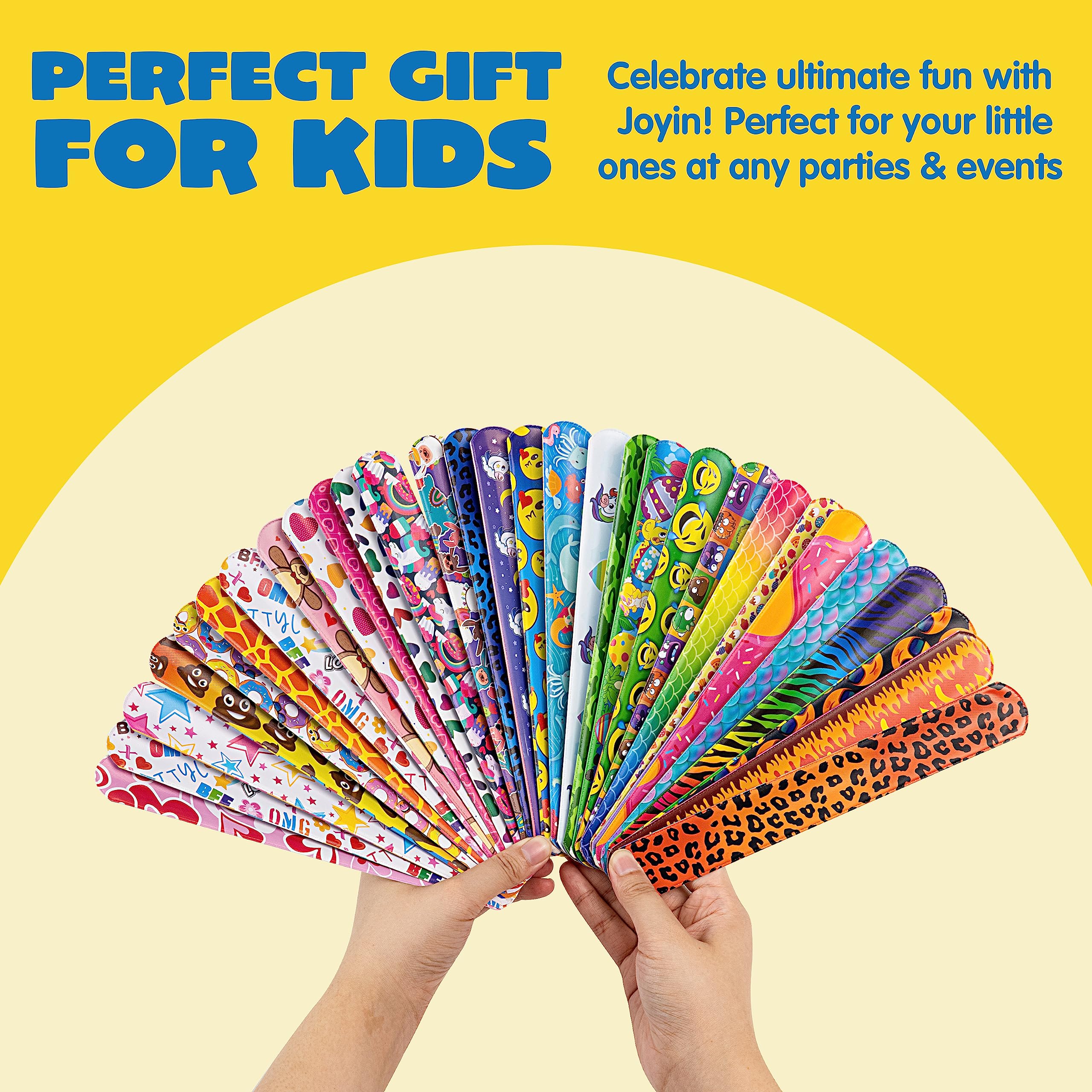 JOYIN classroom prizes slap bracelets encourage participation and fun.
