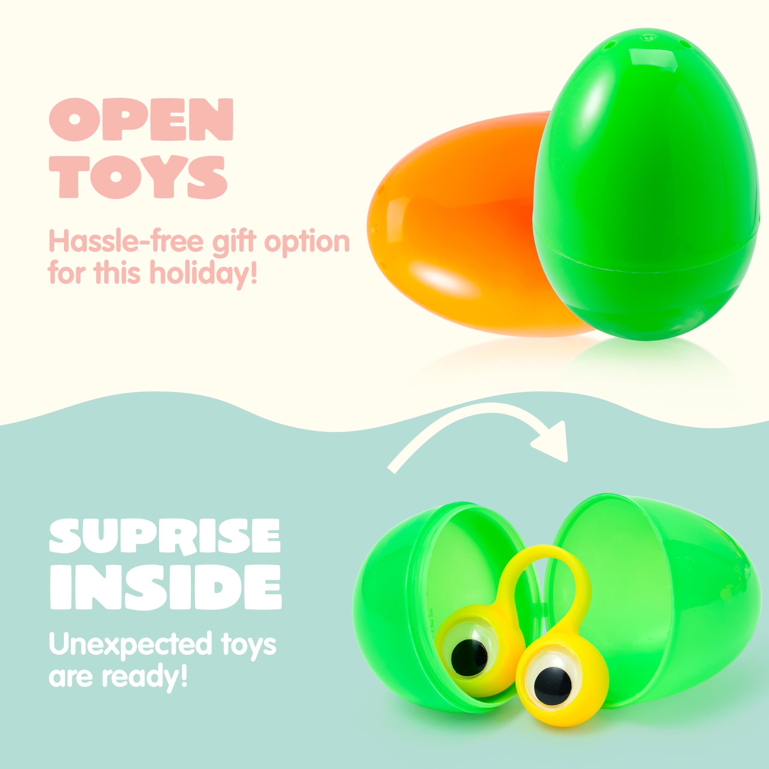 JOYIN eggs packed with diverse toys for varied surprises and sustained engagement.