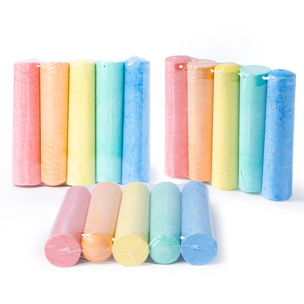 JOYIN washable non-toxic chalk keeps outdoor mess minimal