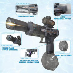 JOYINNTERE water gun with battery protection for safer water battles