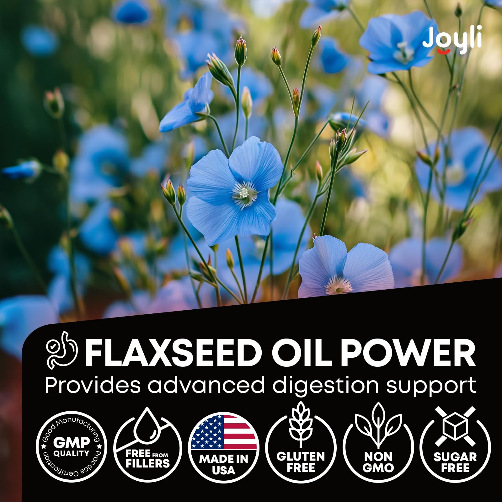 Detailed bottle label confirms 200mg per softgel and 60 softgels per bottle.