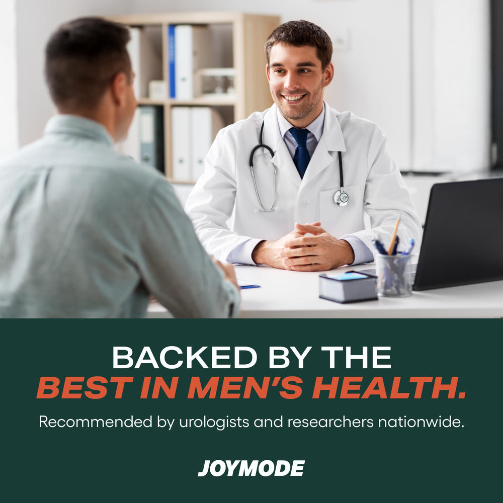 JOYMODE lab-tested purity mark emphasizes safe, reliable supplement quality.